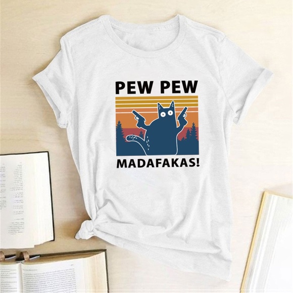 Short Sleeve Pew Maddakas T-Shirt European Size Top - Picture 2 of 15